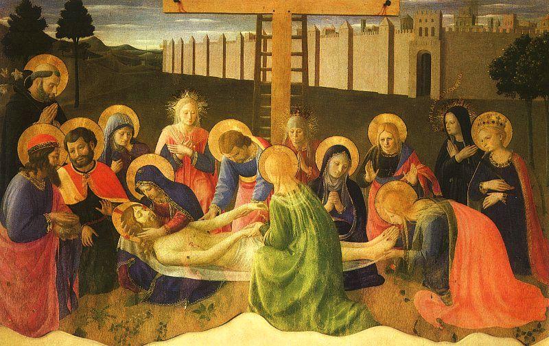 Fra Angelico Lamentation Over the Dead Christ